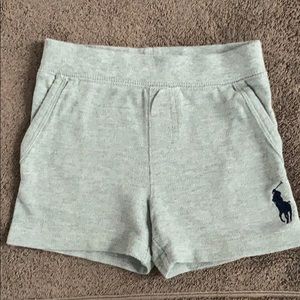 Ralph Lauren baby grey sweat shorts